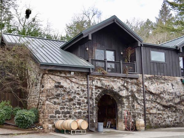 The historic 1904 Conradi stone winery on Spring Mountain