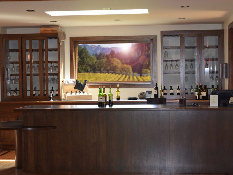 Inside the remodeled Keenan tasting room