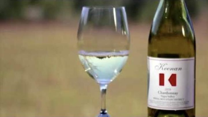 Still from Michael Keenan's Chardonnay pairing video