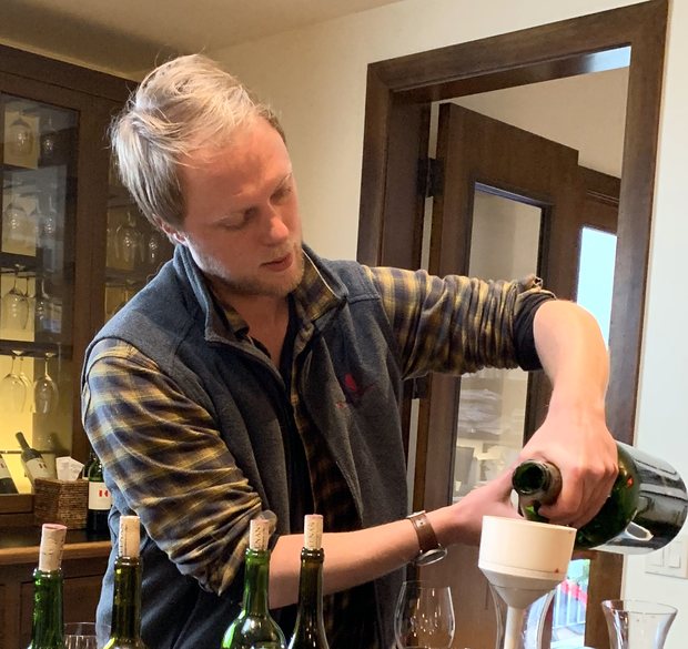 Reilly Keenan, Wine making and leaf raking at Keenan Winery
