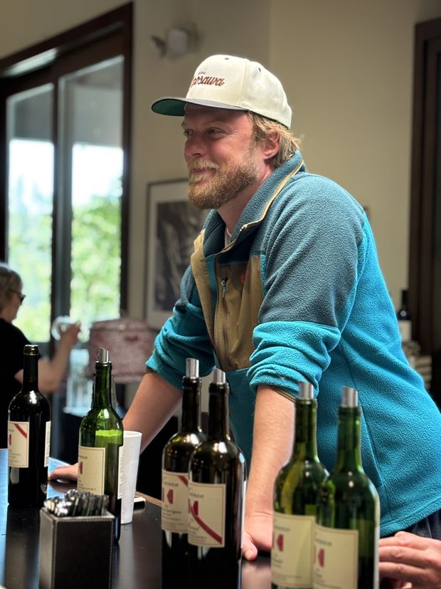 Reilly Keenan, Wine making and leaf raking at Keenan Winery